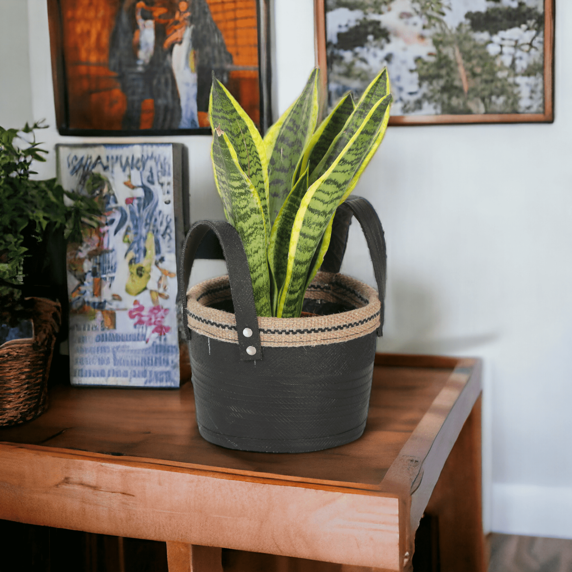 Eco-Revive Recycled Tire Planter - Lushlyf's Green Living Series