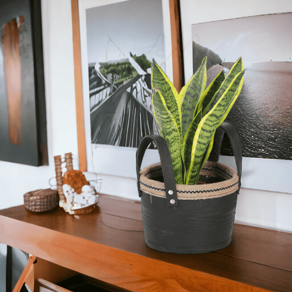 Eco-Revive Recycled Tire Planter - Lushlyf's Green Living Series