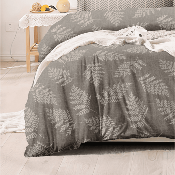 Elegant Fern Print Bedsheet