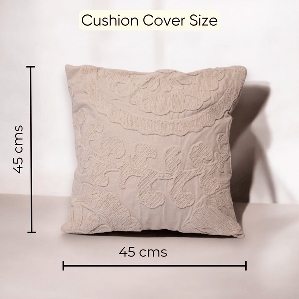 Elegant Flora Tufted Cushion Cover - Set of 5