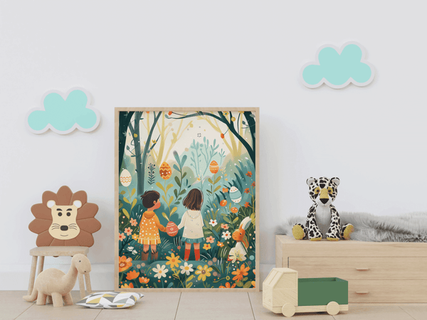 Enchanted Easter Grove - Framed Wall Art