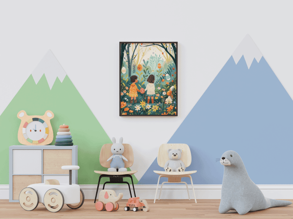Enchanted Easter Grove - Framed Wall Art