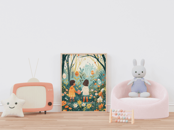 Enchanted Easter Grove - Framed Wall Art