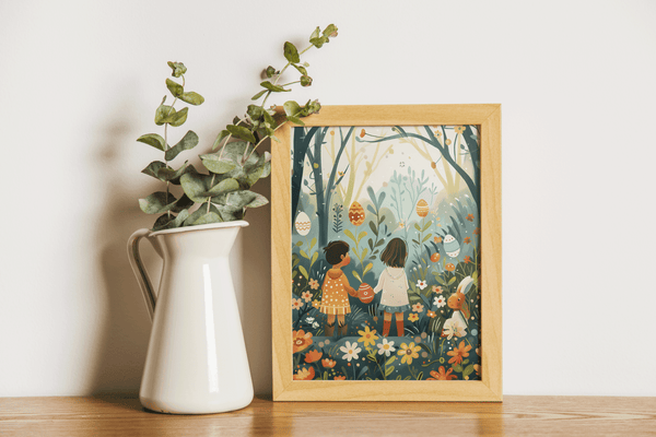 Enchanted Easter Grove - Framed Wall Art