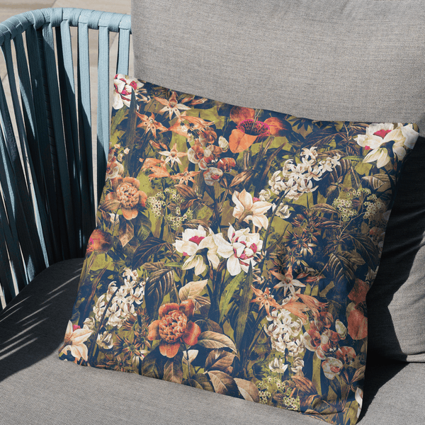 Enchanted Forest Velvet Cushion Cover