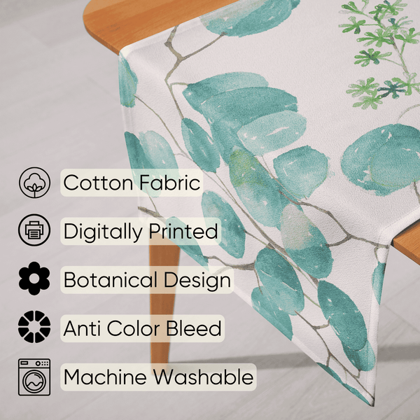 Eucalyptus Serenity Table Runner - 4 Seater