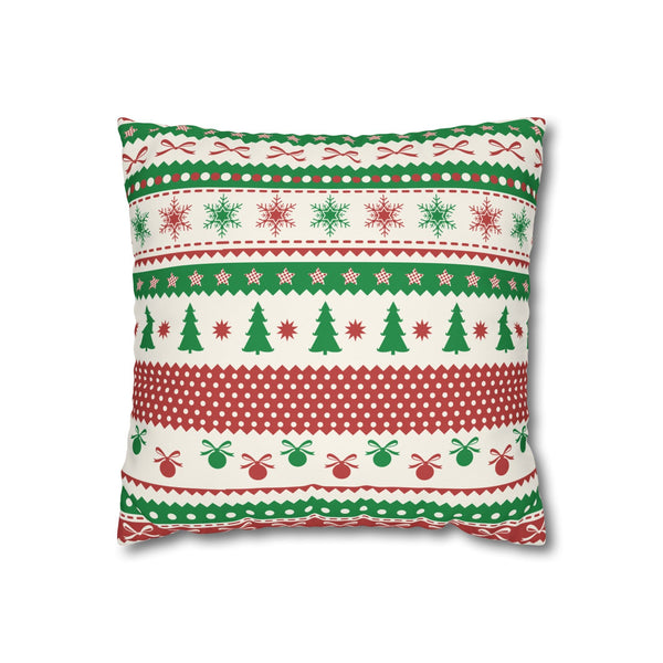Festive Cheer Velvet Christmas Cushion Cover Set of 5