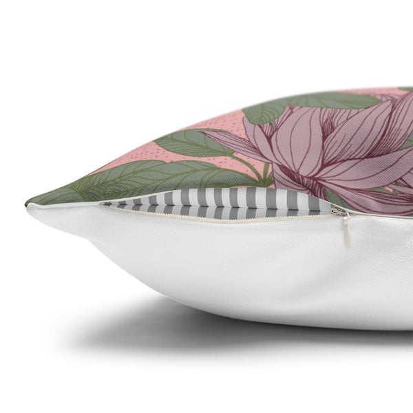 Floral Charm Velvet Cushion Cover