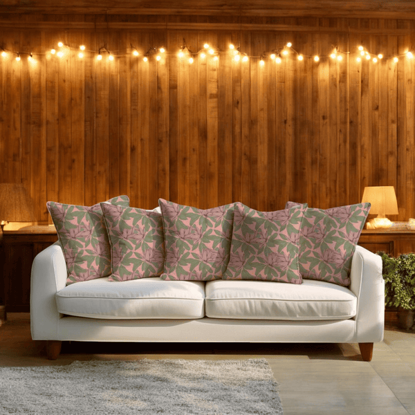 Floral Charm Velvet Cushion Cover