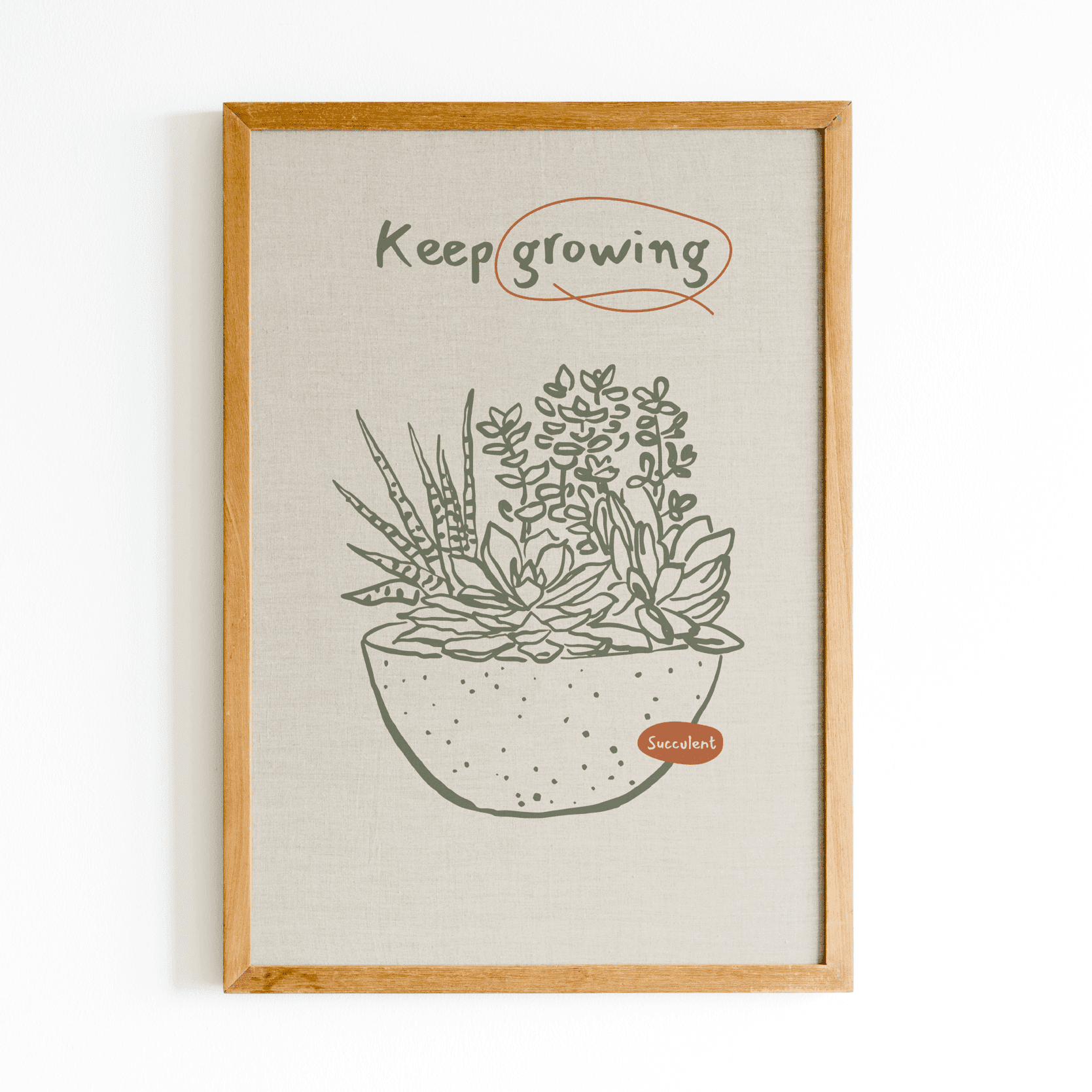 Flourish Succulent Framed Artwork
