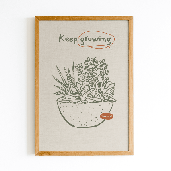Flourish Succulent Framed Artwork