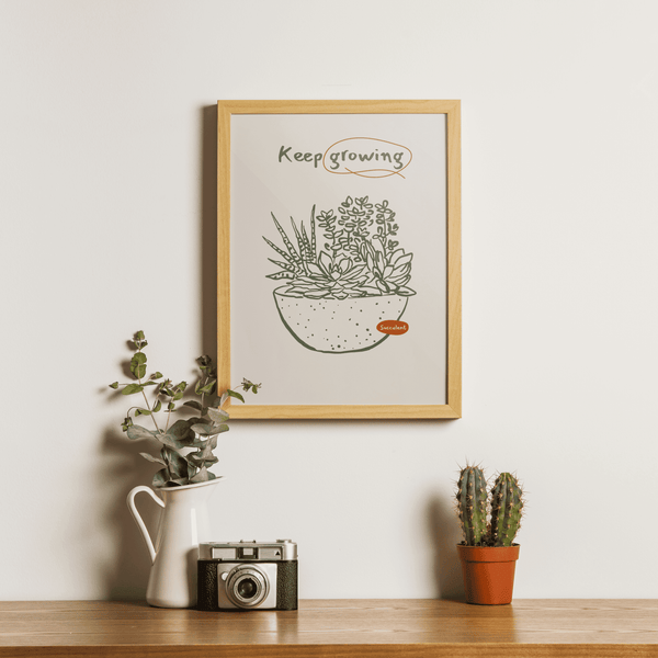 Flourish Succulent Framed Artwork
