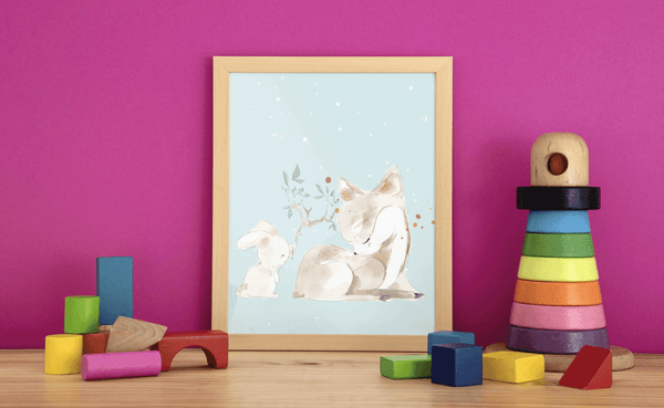 Forest Friends Serenity - Framed Wall Art