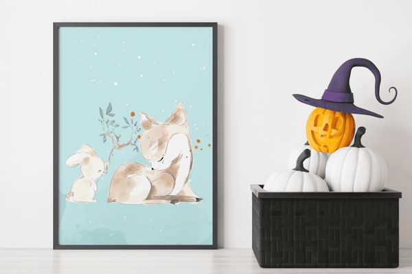 Forest Friends Serenity - Framed Wall Art