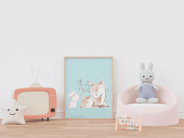 Forest Friends Serenity - Framed Wall Art