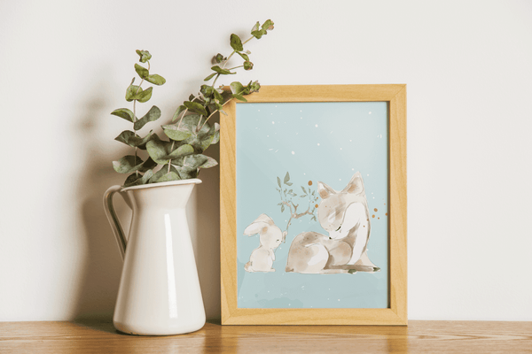 Forest Friends Serenity - Framed Wall Art