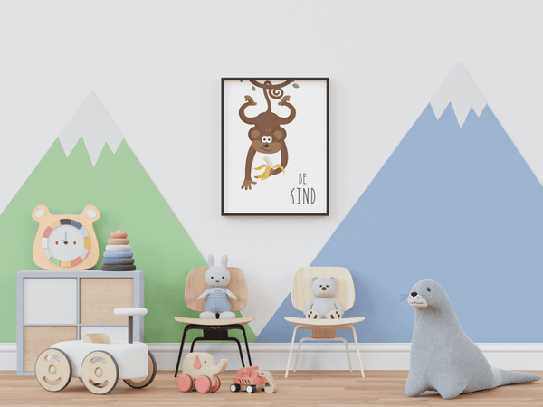 Gentle Jungle Buddy - Framed Wall Art