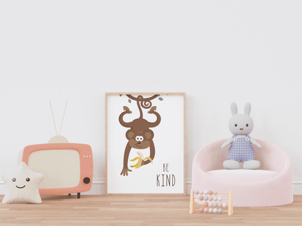 Gentle Jungle Buddy - Framed Wall Art