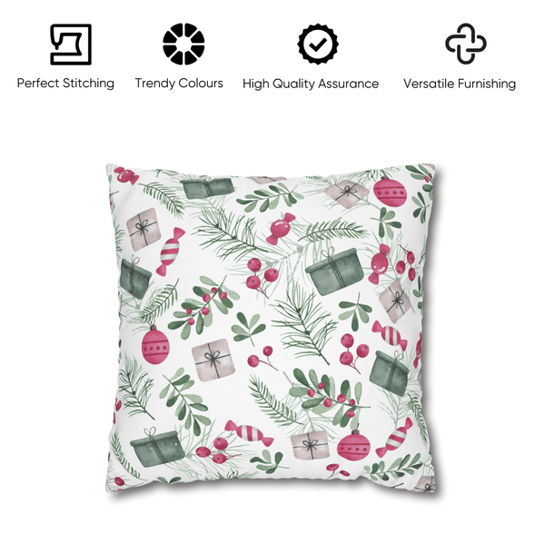 Holiday Gift Velvet Chirstmas Cushion Cover
