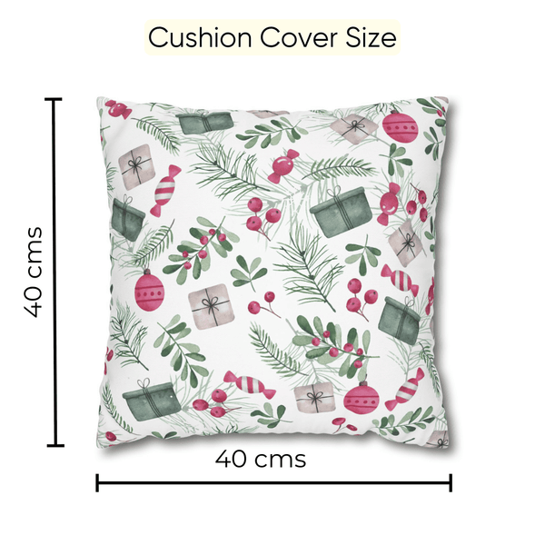 Holiday Gift Velvet Chirstmas Cushion Cover
