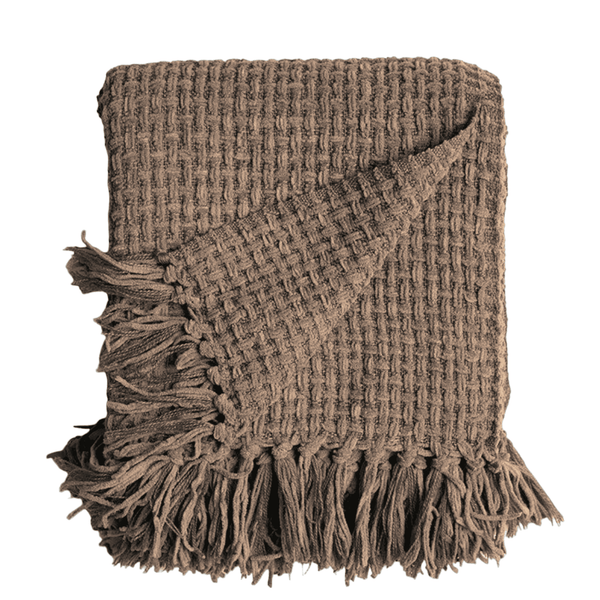 Khaki - Premium Chenille Sofa Throw