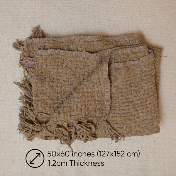 Khaki - Premium Chenille Sofa Throw