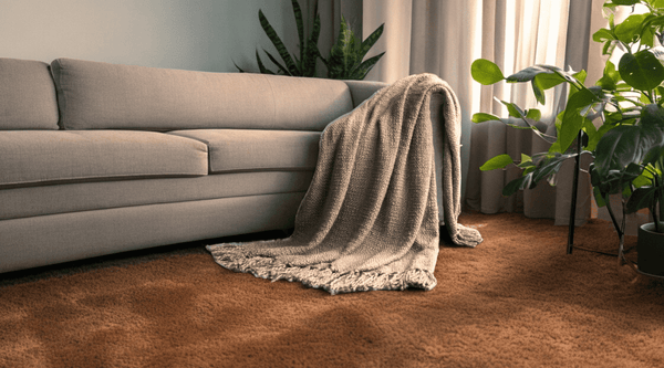 Khaki - Premium Chenille Sofa Throw