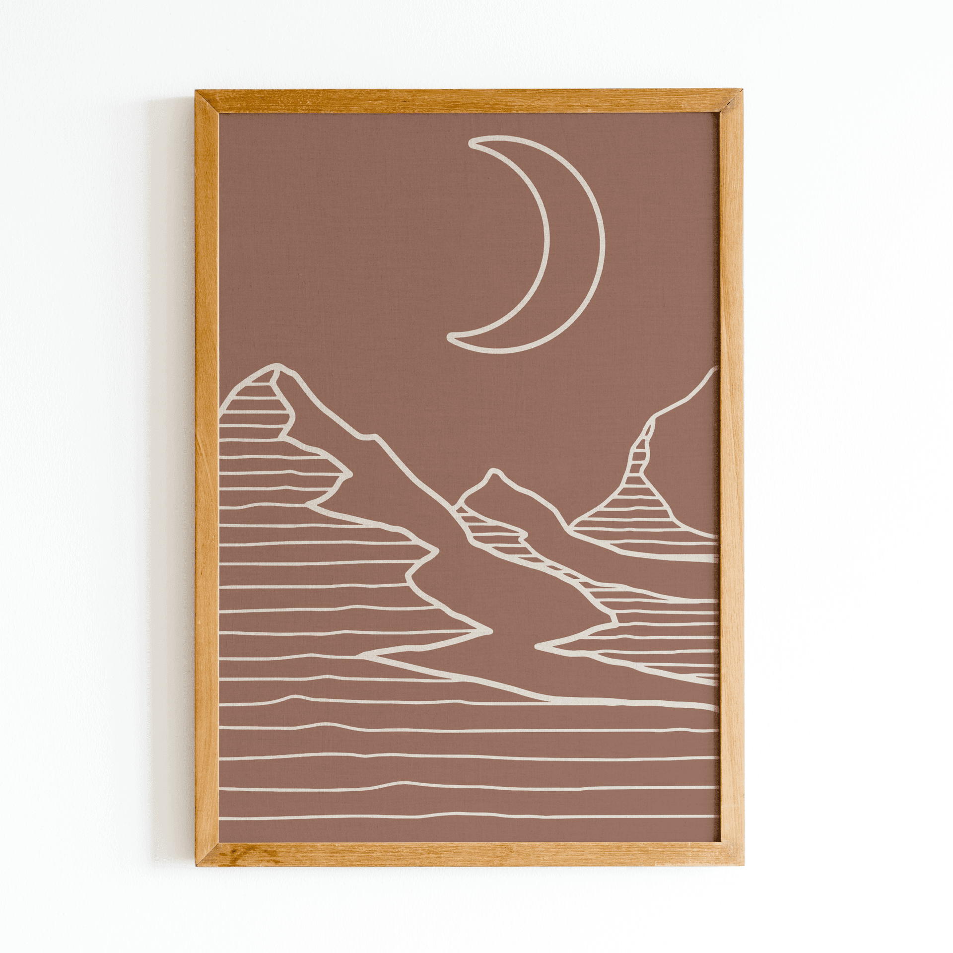 Lunar Dunes Framed Artwork