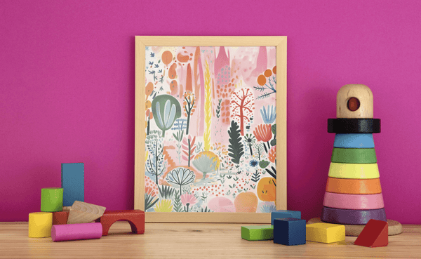 Magical Forest Adventure - Framed Wall Art