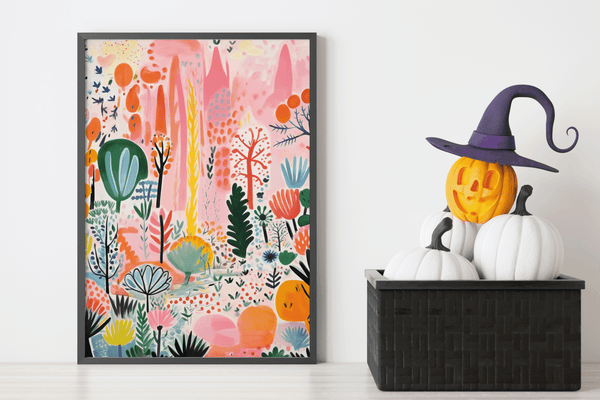 Magical Forest Adventure - Framed Wall Art