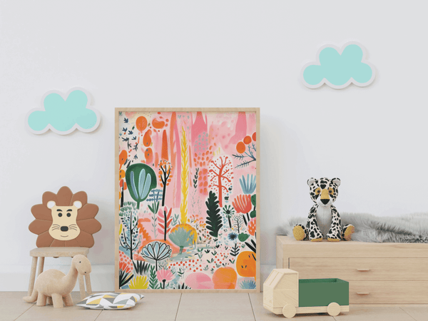 Magical Forest Adventure - Framed Wall Art