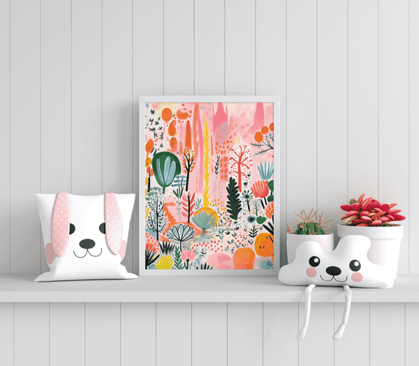 Magical Forest Adventure - Framed Wall Art