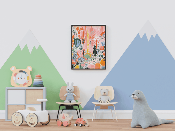 Magical Forest Adventure - Framed Wall Art