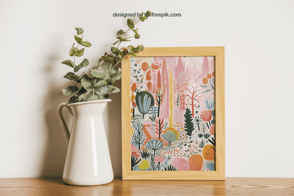 Magical Forest Adventure - Framed Wall Art