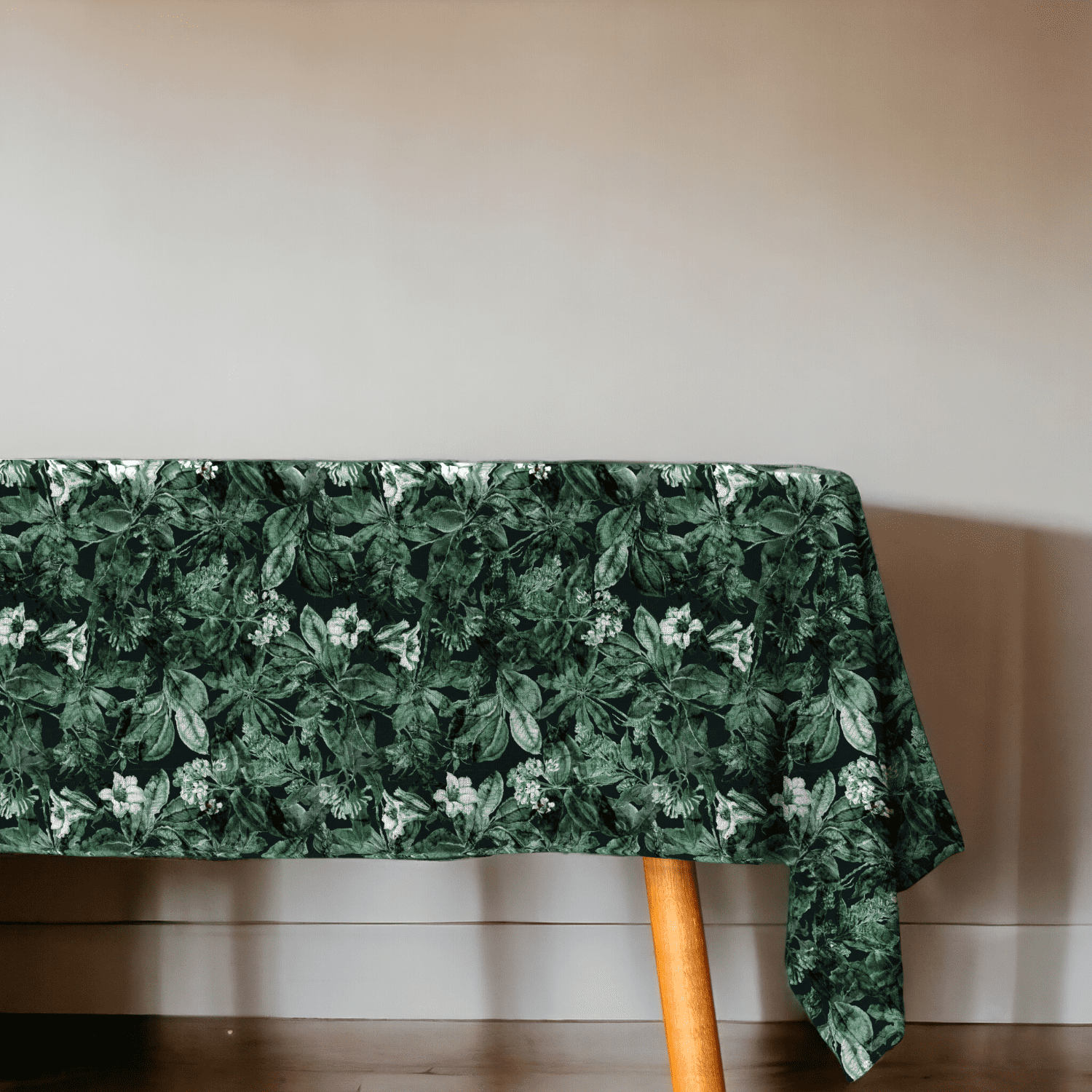 Midnight Flora Tablecloth
