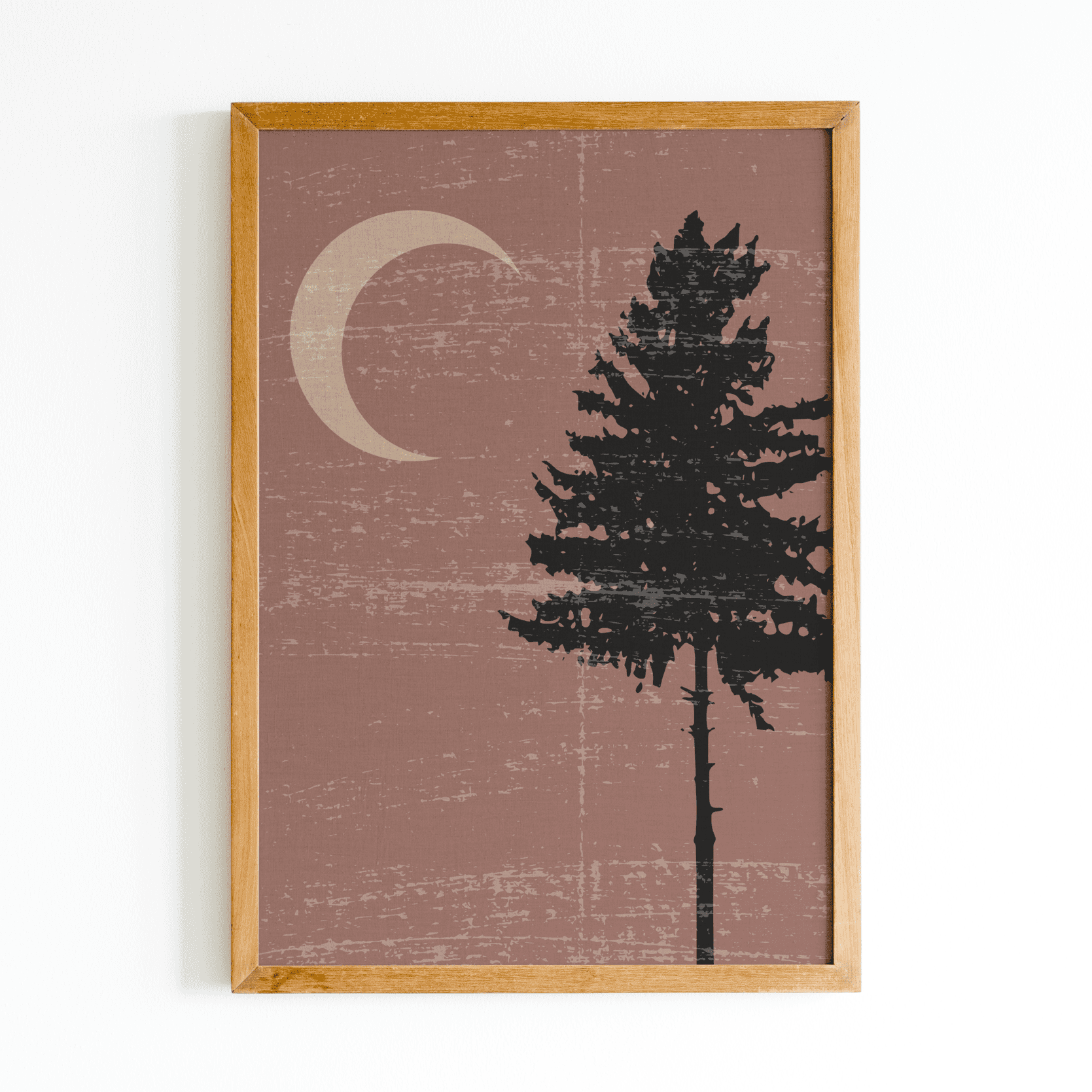 Nocturnal Pine Framed Artwork