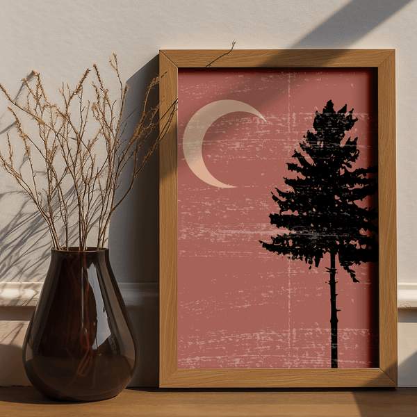 Nocturnal Pine Framed Artwork