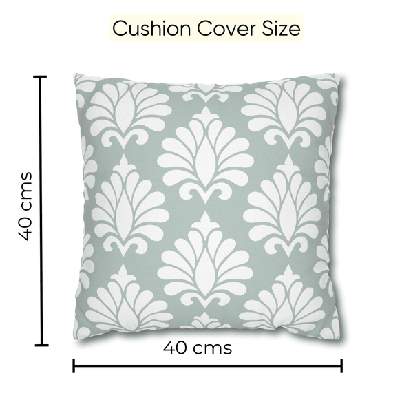 Ornate Festive Damask Velvet Cushion Cover