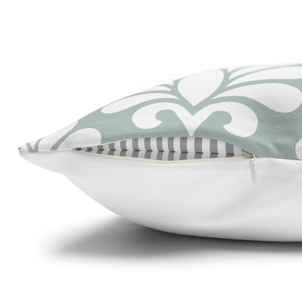 Ornate Festive Damask Velvet Cushion Cover