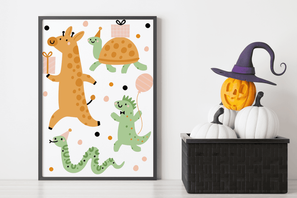 Party Pals Parade - Framed Wall Art