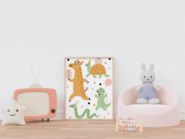 Party Pals Parade - Framed Wall Art