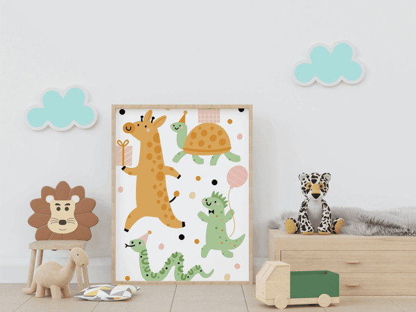 Party Pals Parade - Framed Wall Art