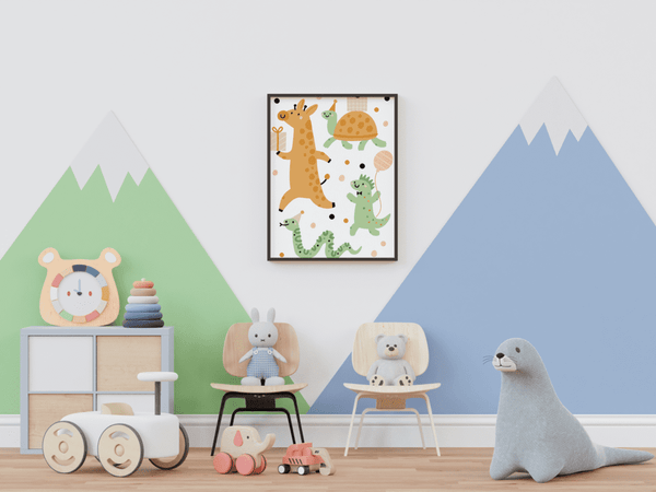 Party Pals Parade - Framed Wall Art