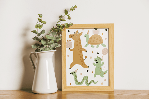 Party Pals Parade - Framed Wall Art