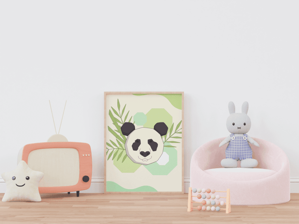 Peaceful Panda - Framed Wall Art