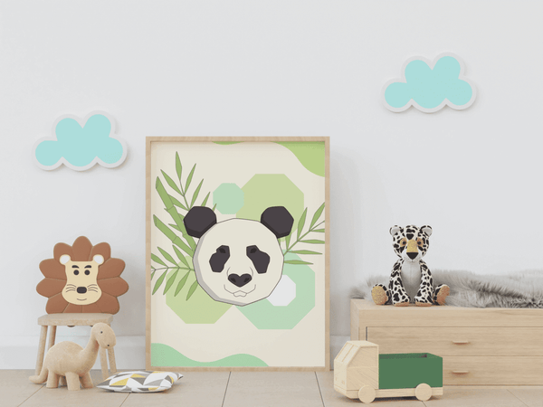 Peaceful Panda - Framed Wall Art