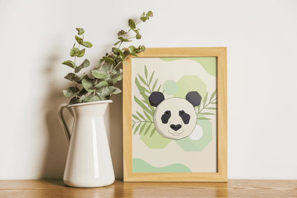 Peaceful Panda - Framed Wall Art