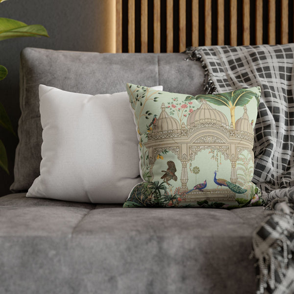 Peacock Durbar Cushion Cover
