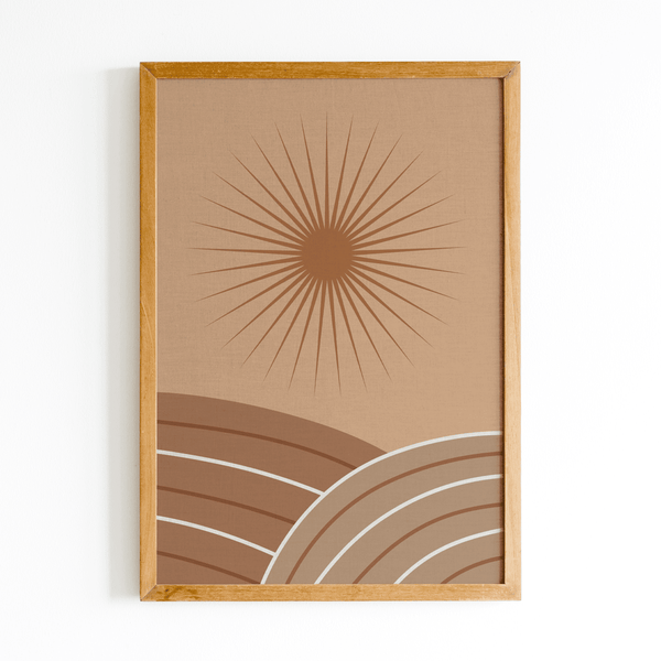 Radiant Dunes Framed Artwork