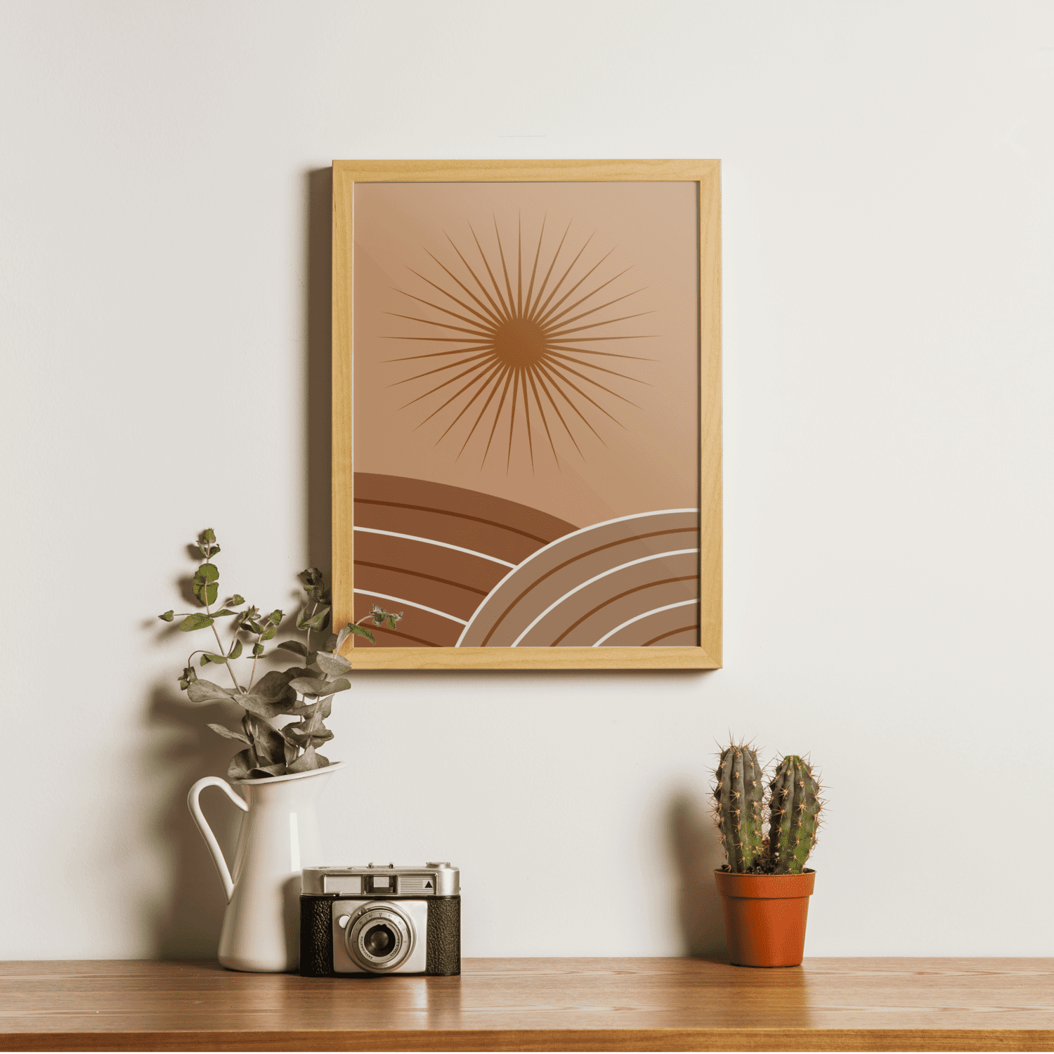 Radiant Dunes Framed Artwork